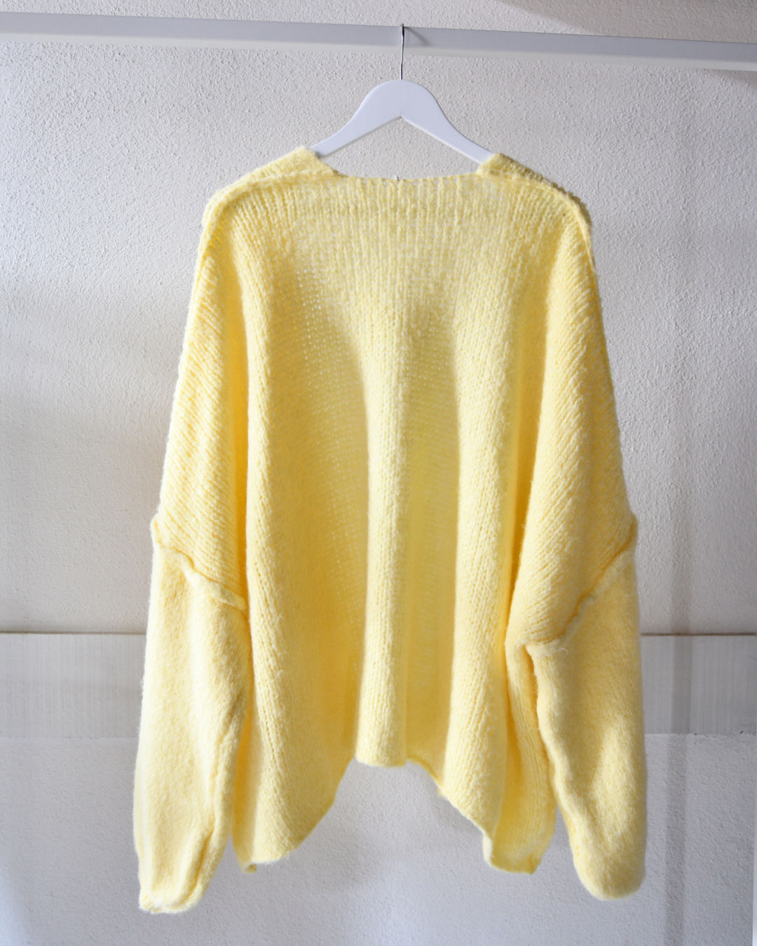 Oversize Strickjacke Marry in gelb