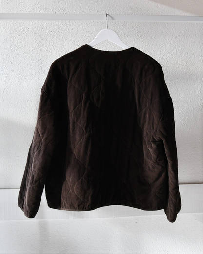 Steppjacke mit Schleife