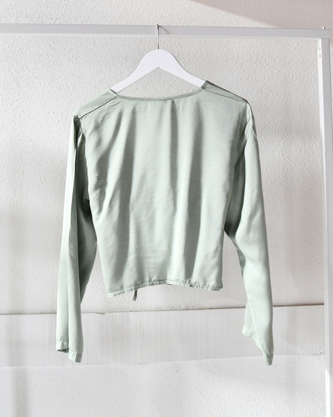 Wickelbluse – Salbeigrün