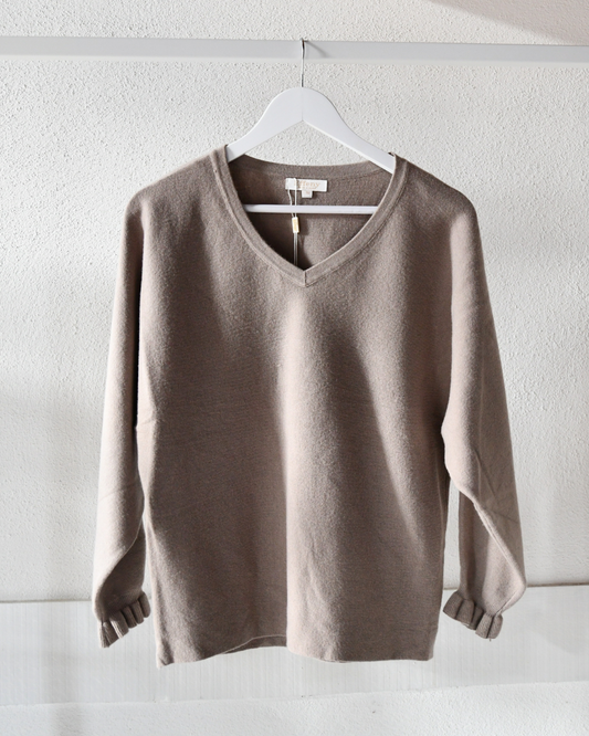 Pullover mit Rüschen