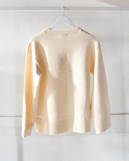Strickpullover Laura in Creme