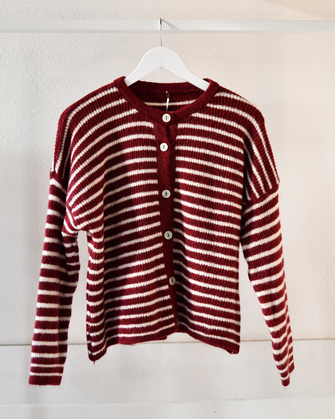 Strickjacke Streifen