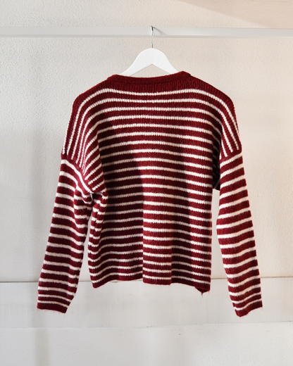 Strickjacke Streifen