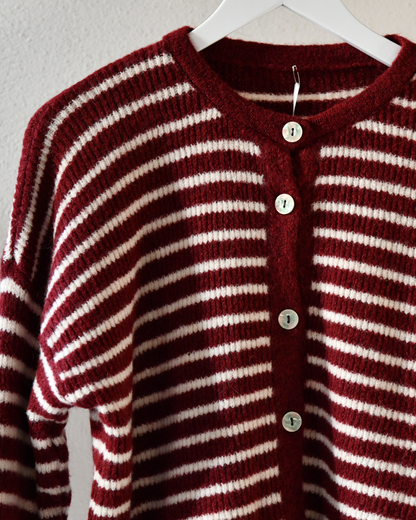 Strickjacke Streifen