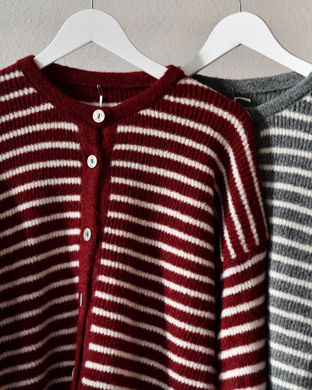 Strickjacke Streifen