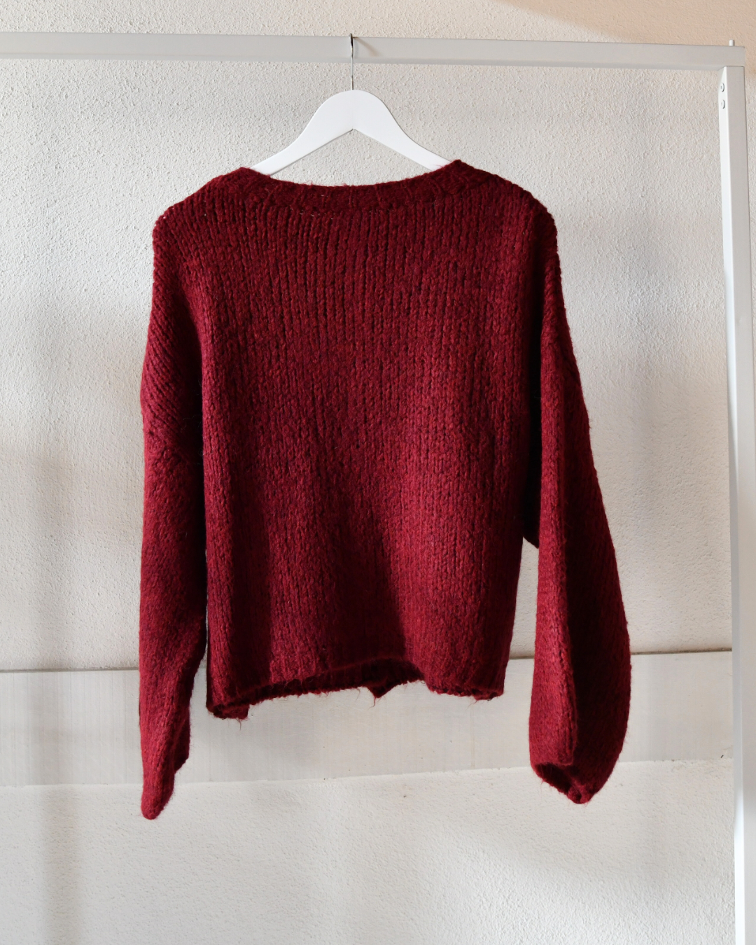 Strickjacke Ella mit Perlmuttknöpfen