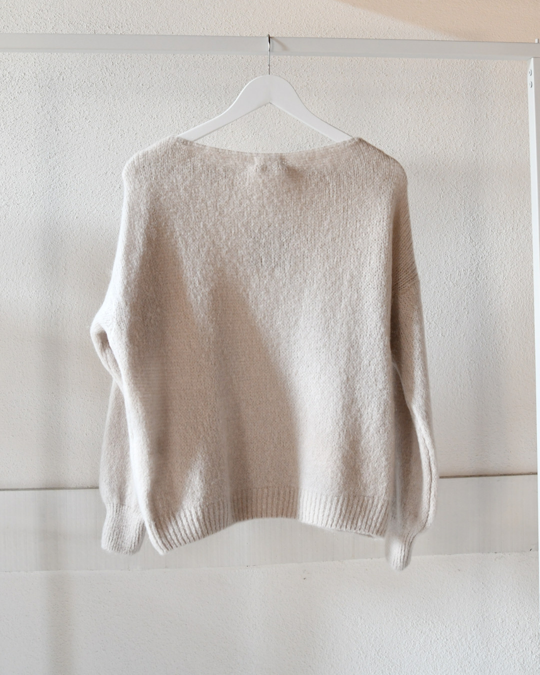 Strickpullover in Beige