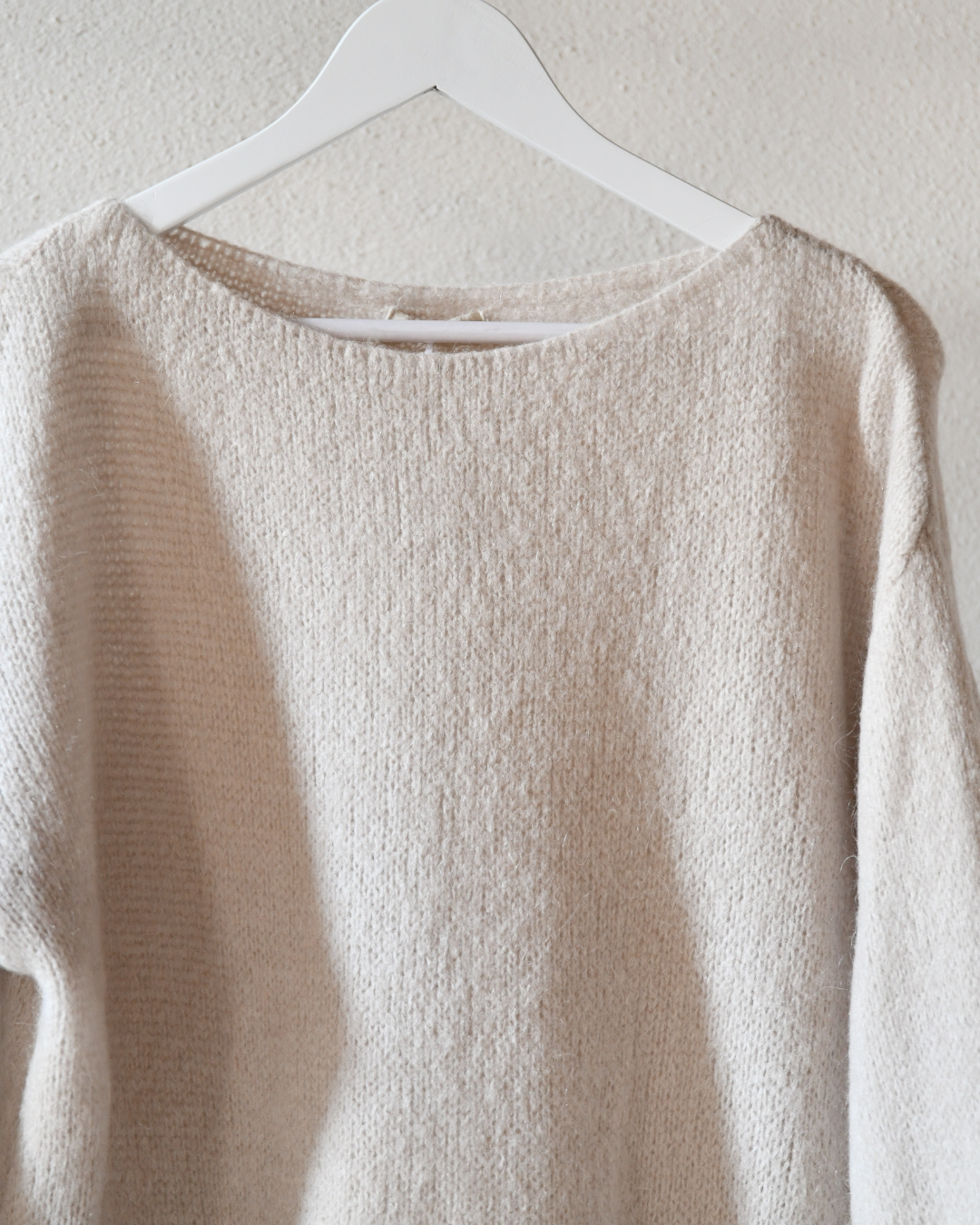 Strickpullover in Beige