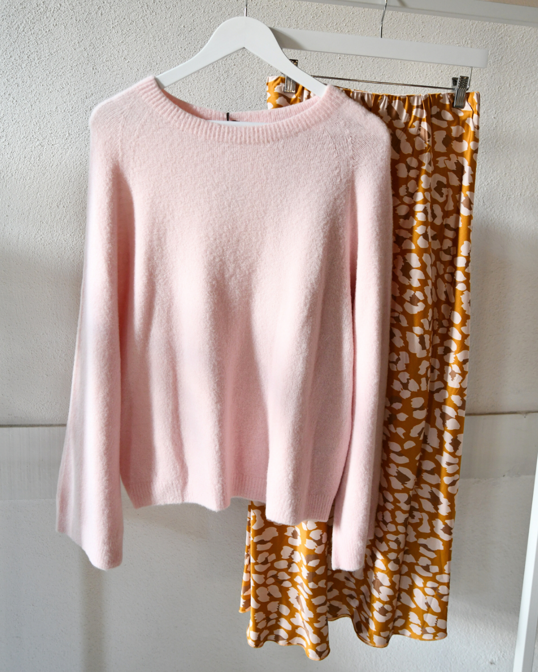 Strickpullover in Rosa