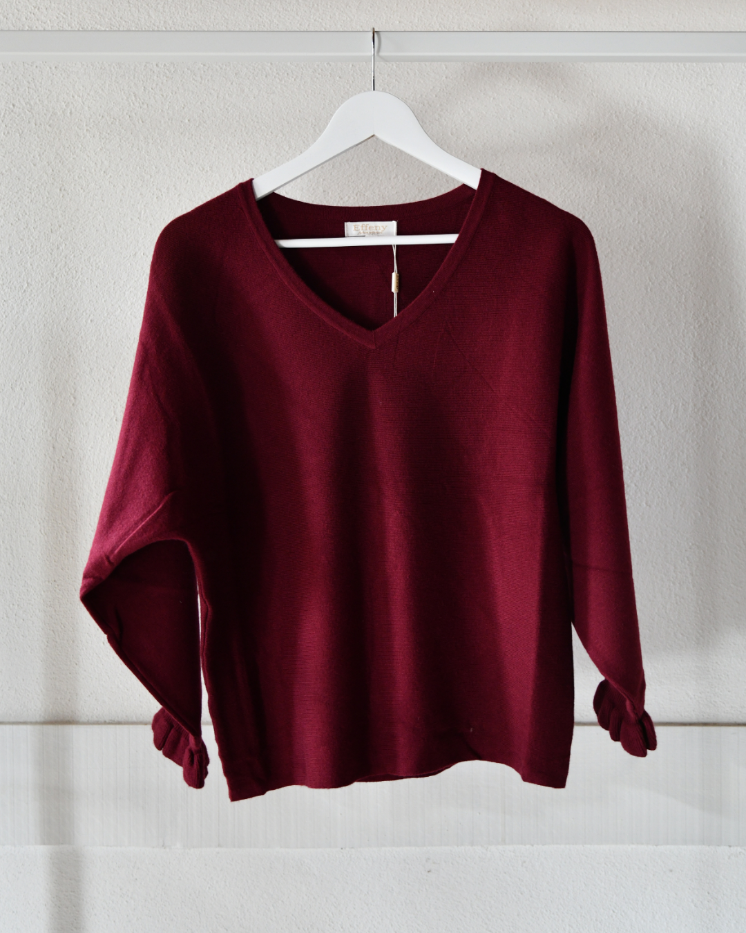 Pullover mit Rüschen